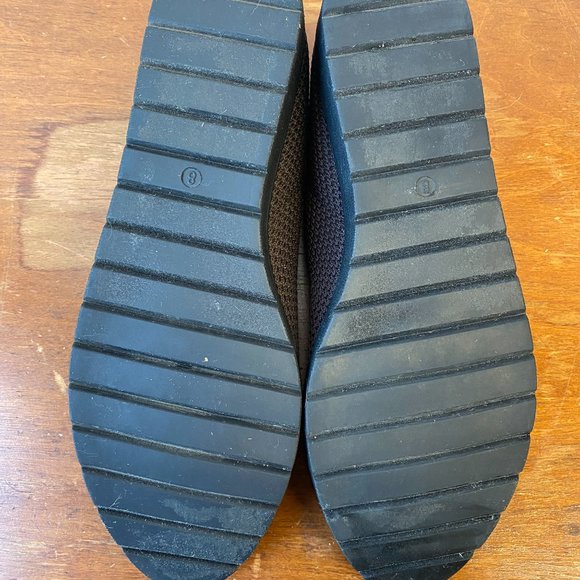 Eileen Fisher Seam Knit Flat Stretch Loafer Slip On Chocolate Brown - Picture 8 of 8